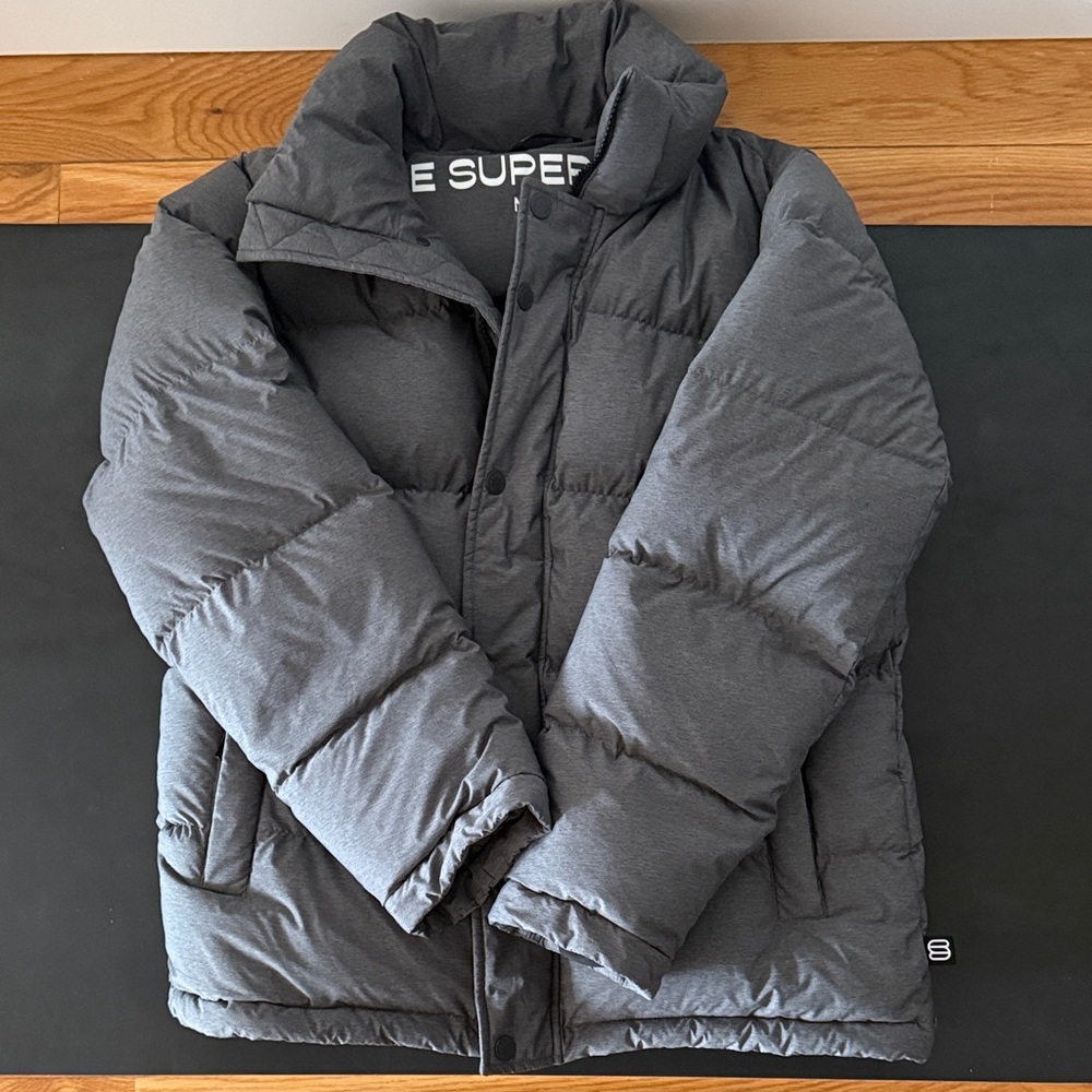 Aritzia Gray Puffer Jacket